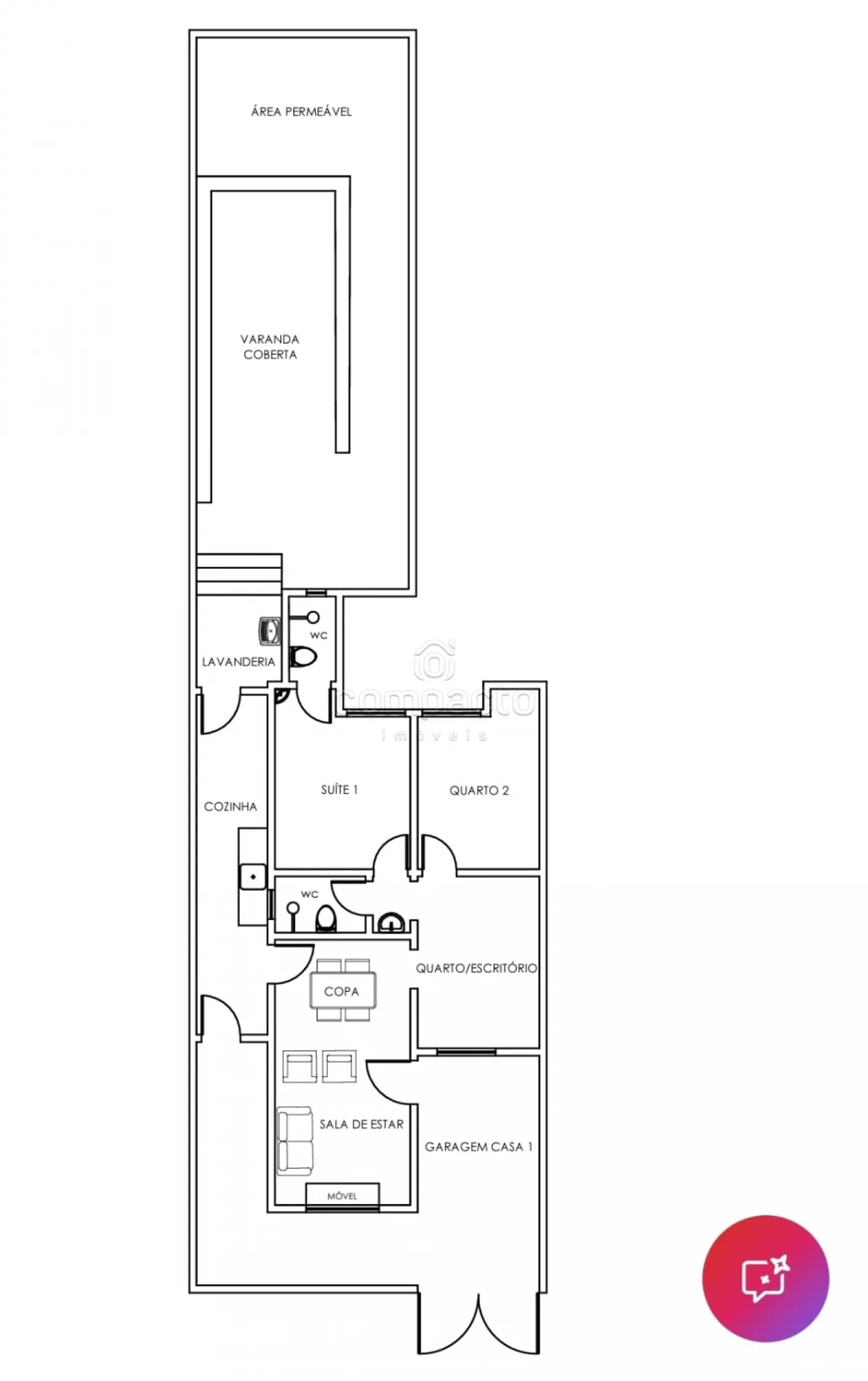 Alugar Casa / Padrão em São José do Rio Preto R$ 1.250,00 - Foto 18