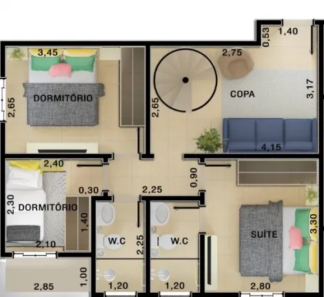 Alugar Apartamento / Cobertura em São José do Rio Preto. apenas R$ 690.000,00