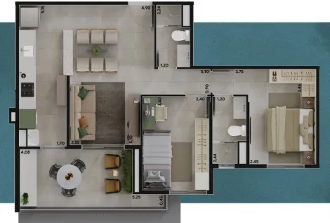 imagem 3 - Apartamento - Padrão imagem 3 - Apartamento - Padrão