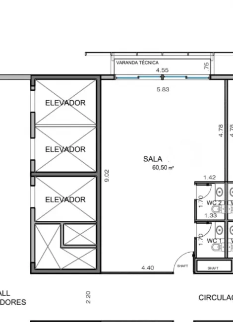 imagem 2 - Comercial - Sala/Loja Condomínio imagem 2 - Comercial - Sala/Loja Condomínio
